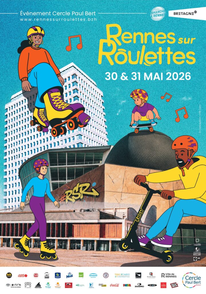 Affiche Rennes sur Roulettes 2026