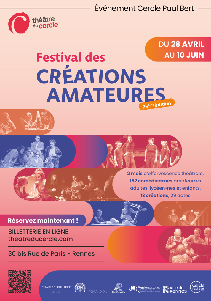 affiche festival des créations amateures