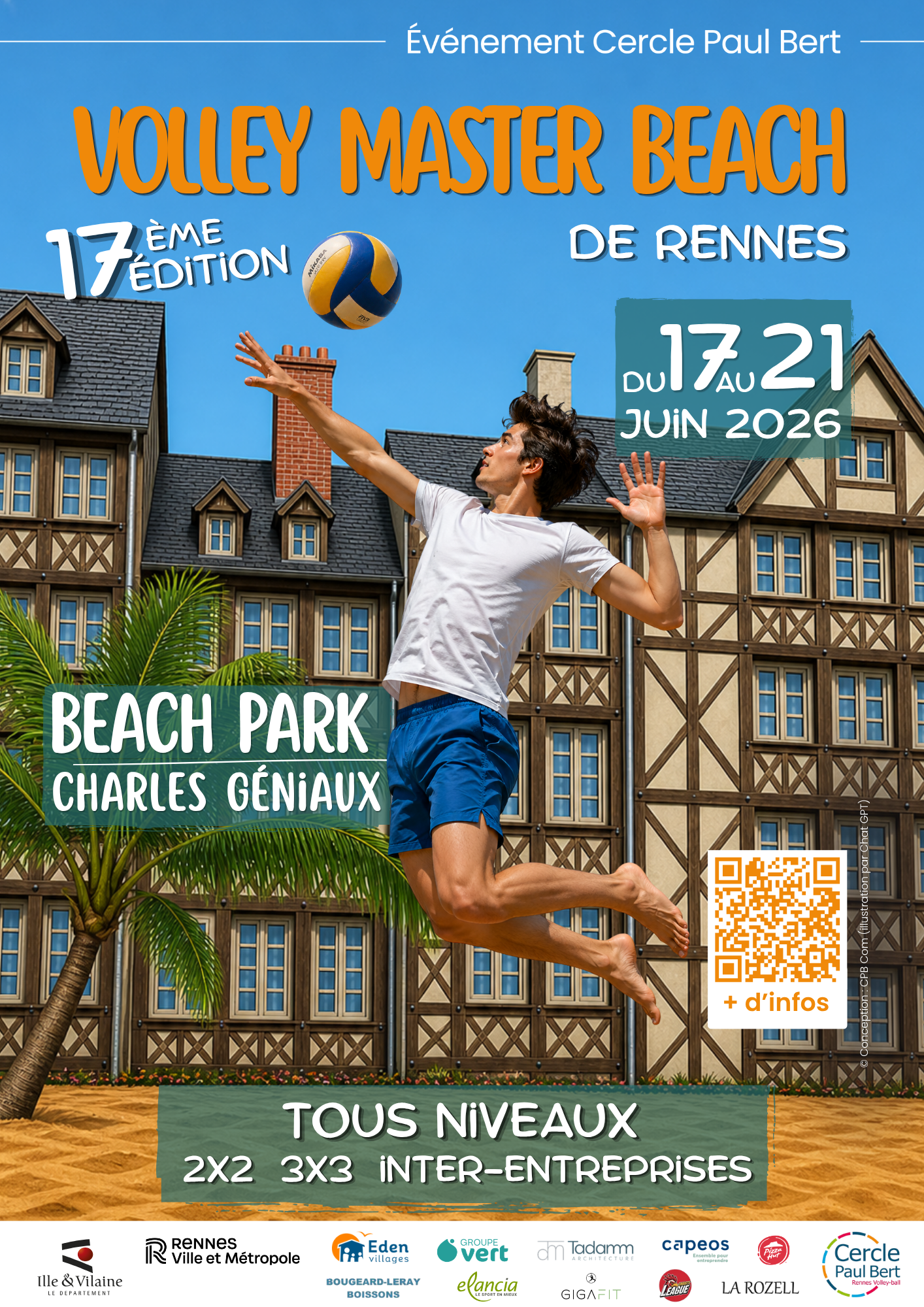 affiche Volley Master Beach 2026