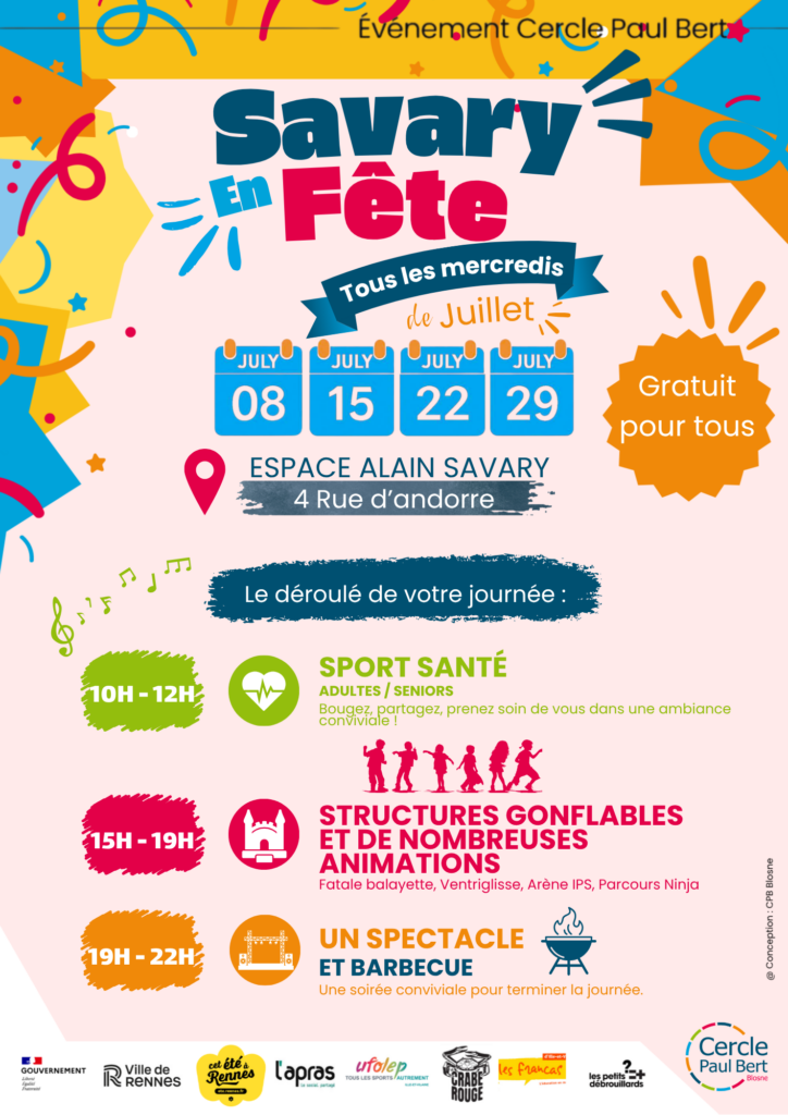 Affiche Savary en Fête 2026